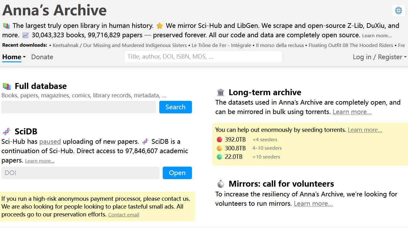 Anna's Archive Anna's Archive